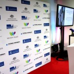 media wall backdrop