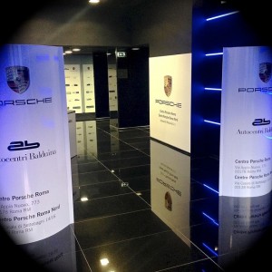 Allestimento evento Porsche Macan