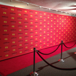 media wall backdrop
