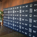 media wall backdrop