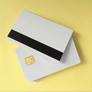 Card in Pvc ISO banda magnetica, chip